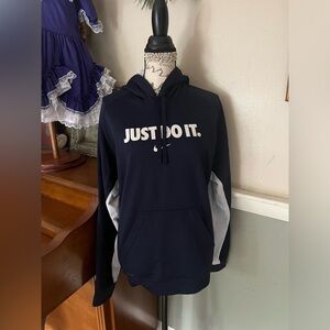 Nike Dry Therma Fit Navy Just Do It Hoodie